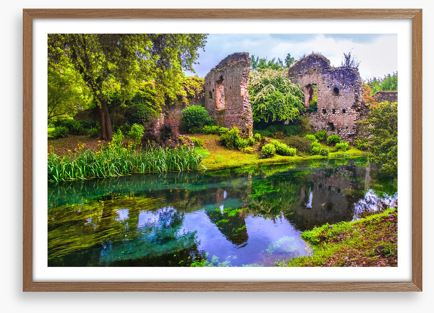 Riverbank ruins