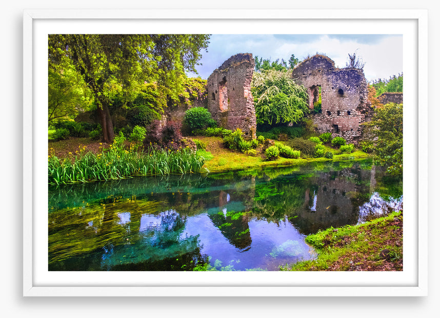 Riverbank ruins