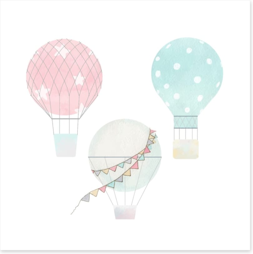 Pastel balloons