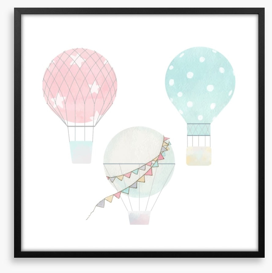 Pastel balloons