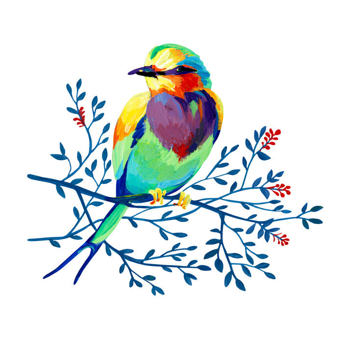 Blue branch perch II