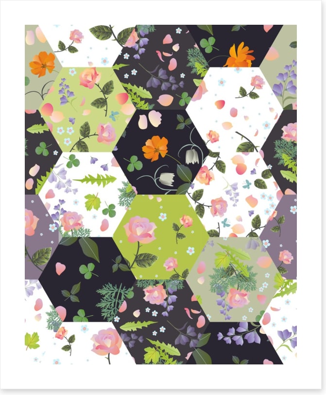 Green dream patchwork