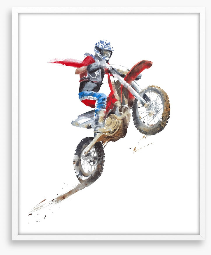 Motocross in motion