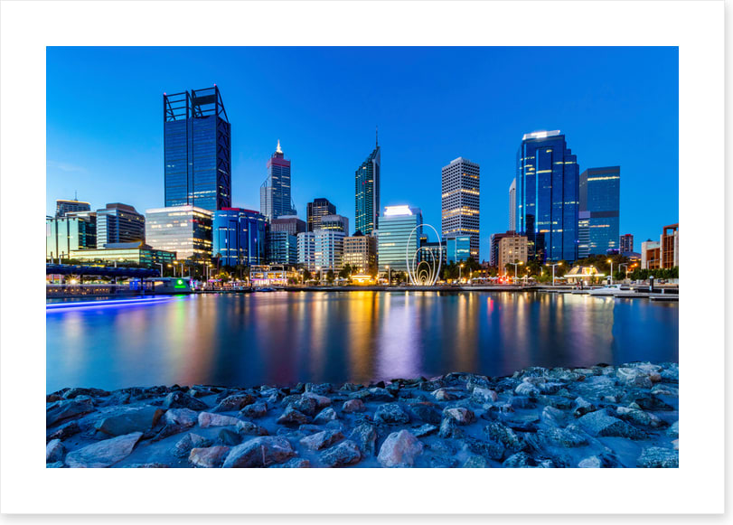 Elizabeth Quay blue hour