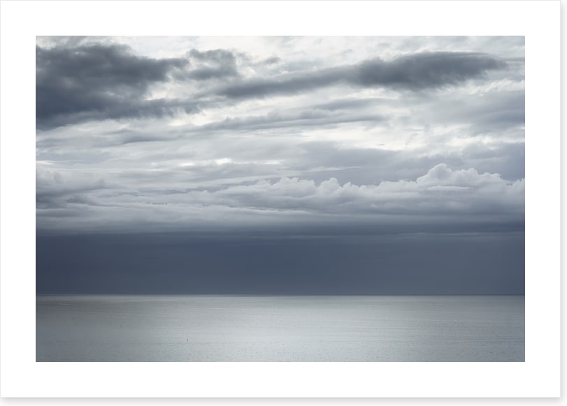 Cloudy but calm