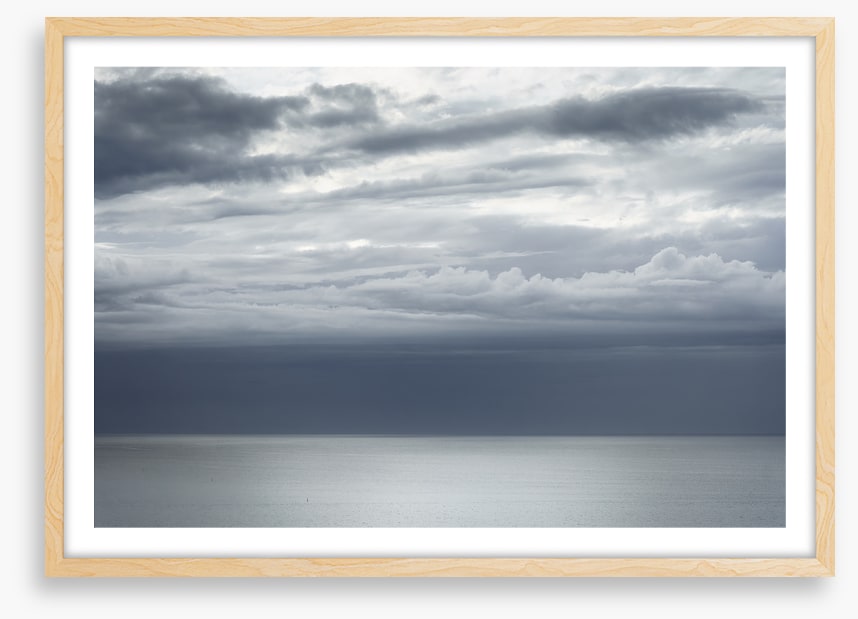 Cloudy but calm