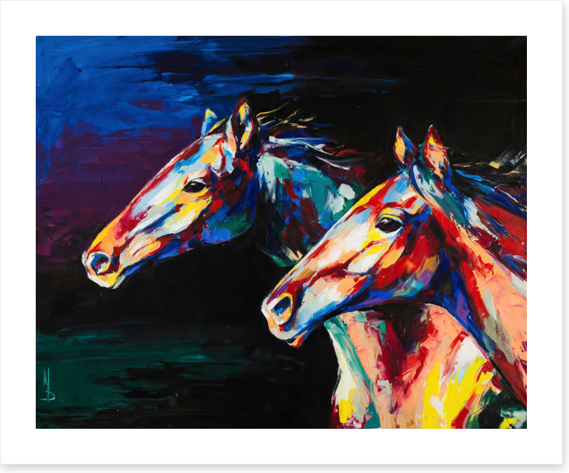 Moonlit mares