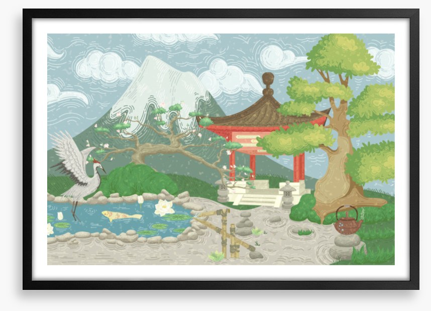 Traditional tea garden