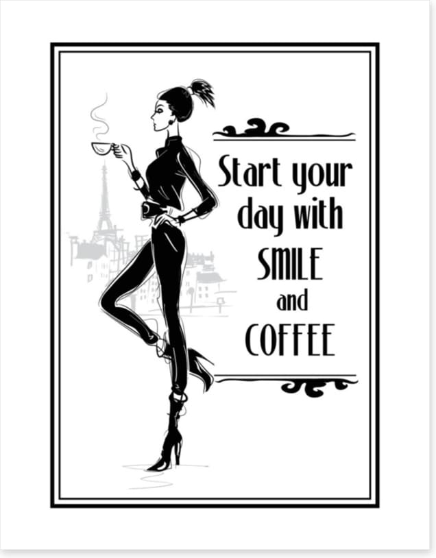 A smile and coffee