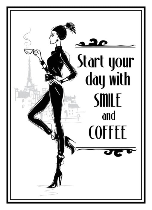 A smile and coffee