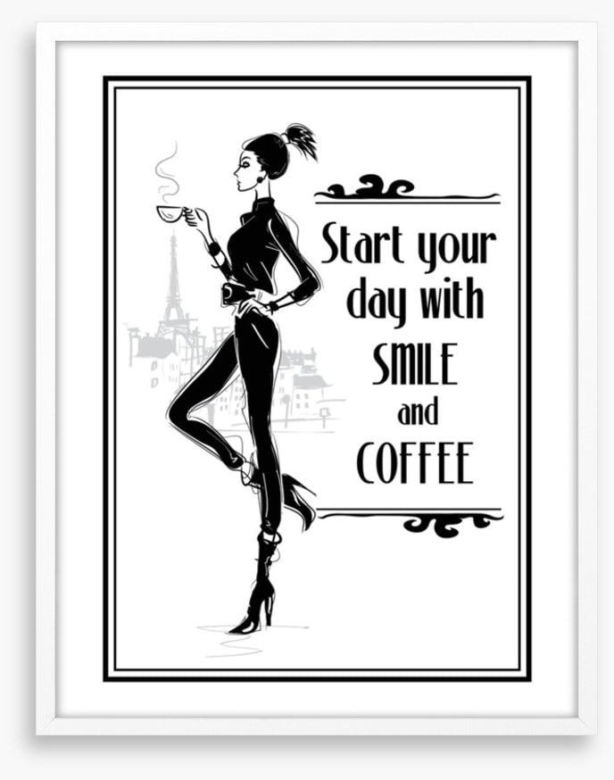 A smile and coffee