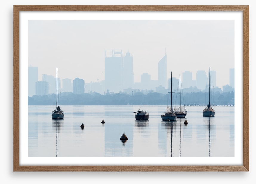 Swan River sailboats
