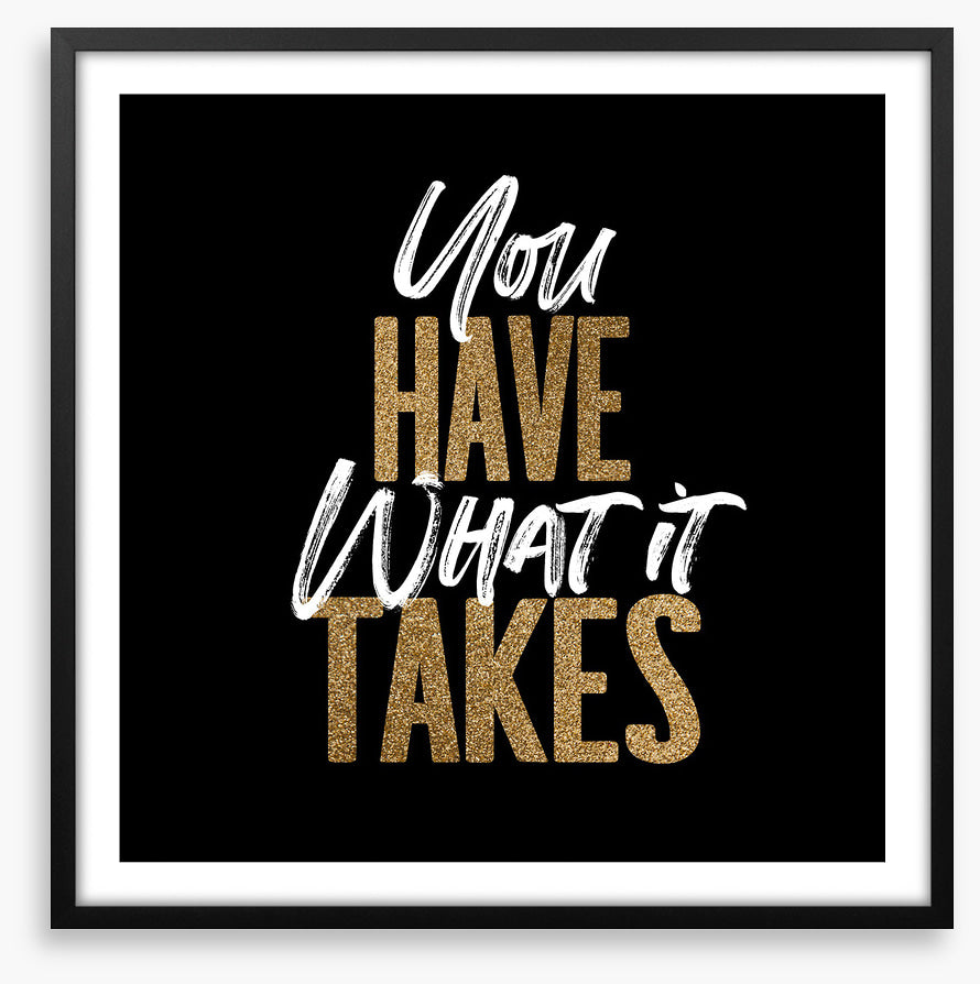 You have this