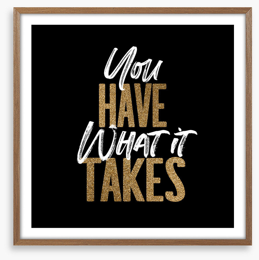 You have this