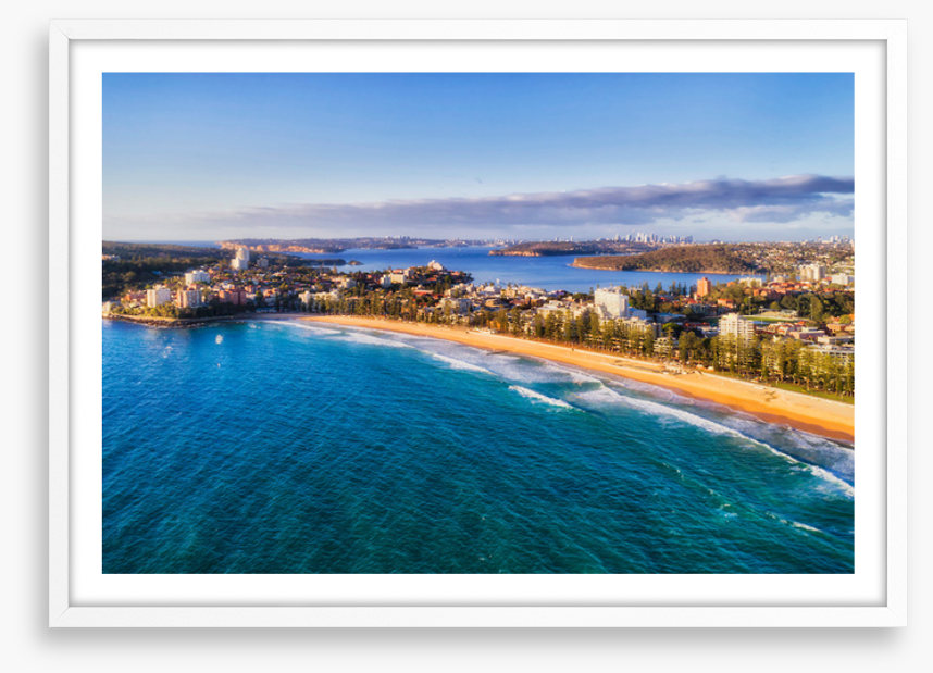 Across Manly beach