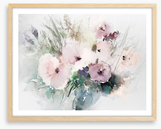 Winter bloom aquarelle