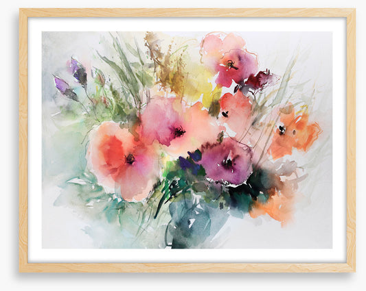Summer bloom aquarelle