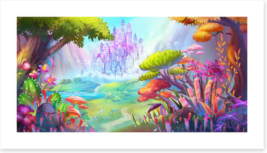 Enchanted forest castle