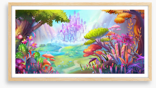 Enchanted forest castle