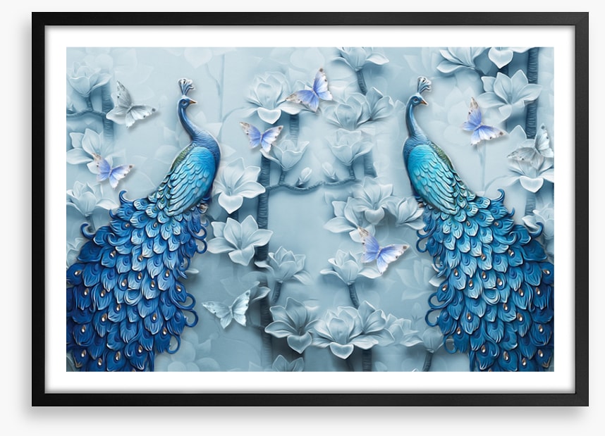 Blue plumes