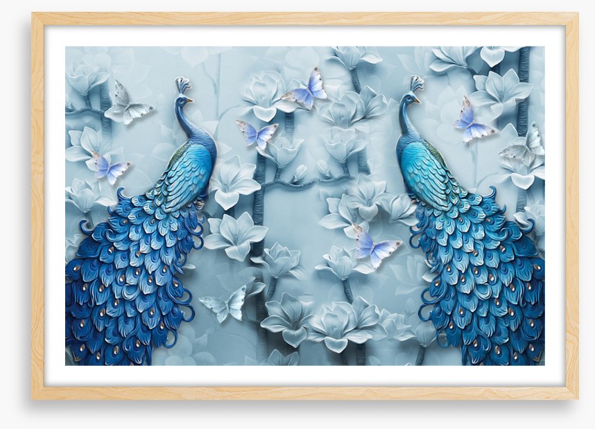Blue plumes