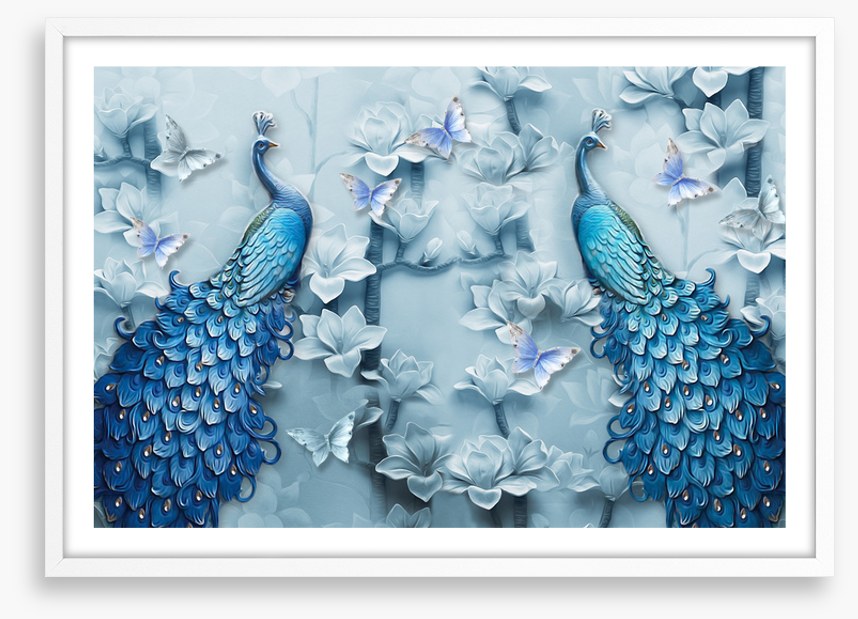 Blue plumes