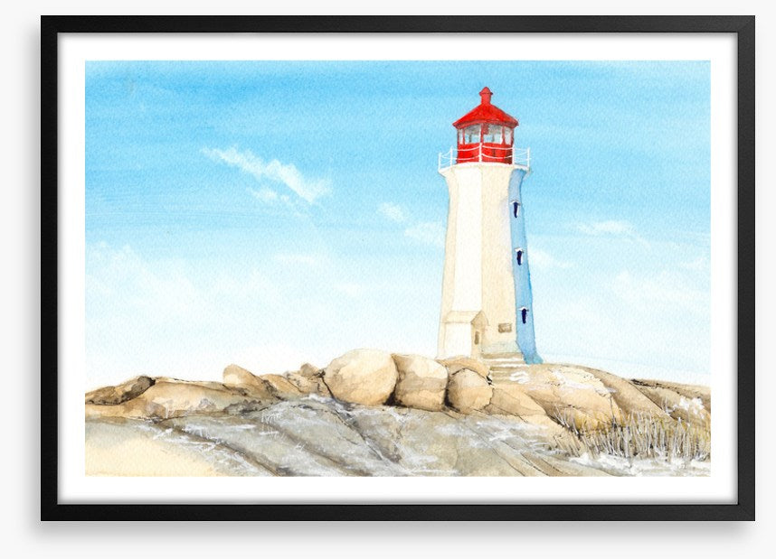 Lighthouse on the rocks