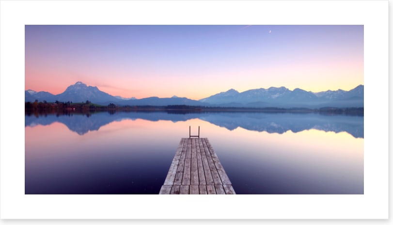 On the mountain lake