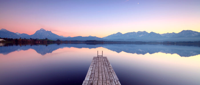 On the mountain lake