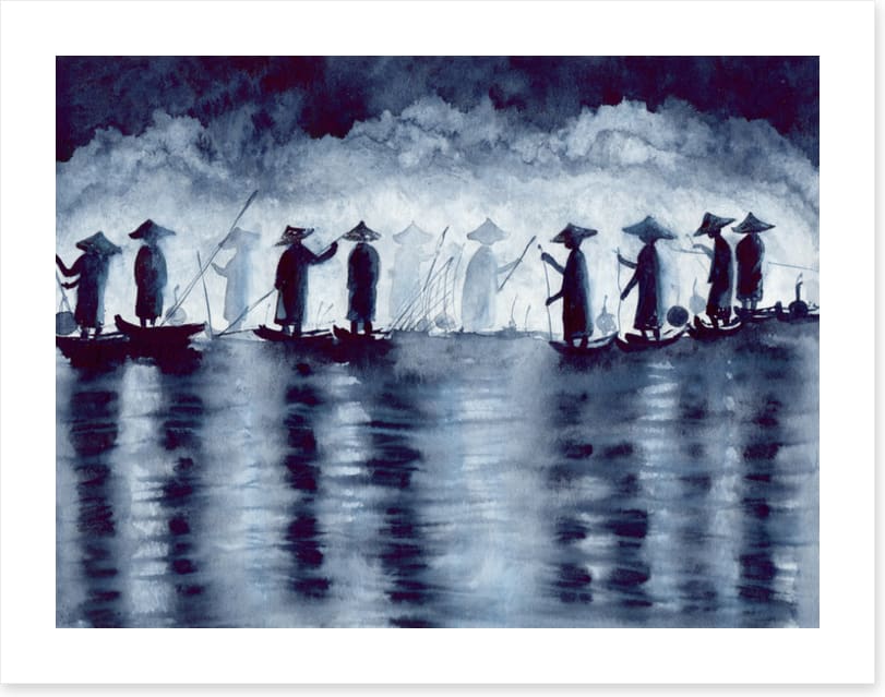 The midnight fishermen