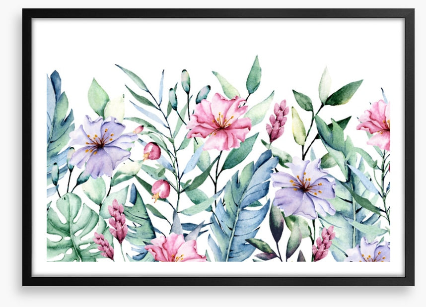 First come the flowers