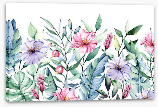 First come the flowers