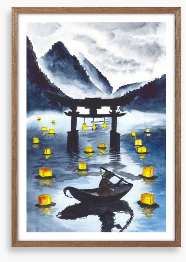Lanterns on the lake