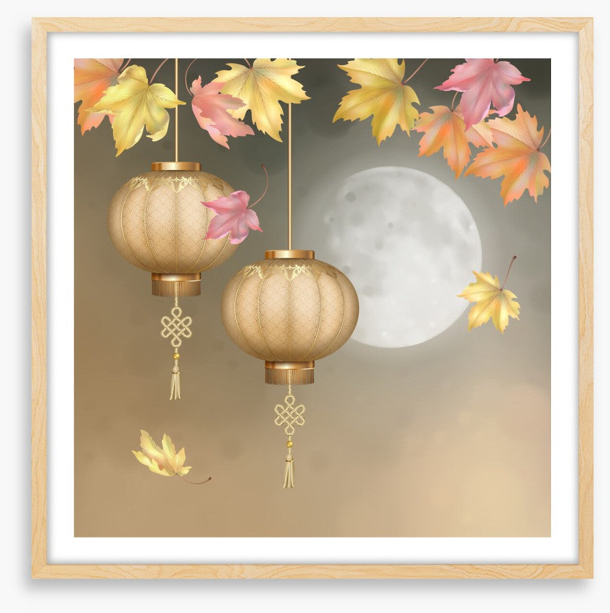 Paper lantern fall