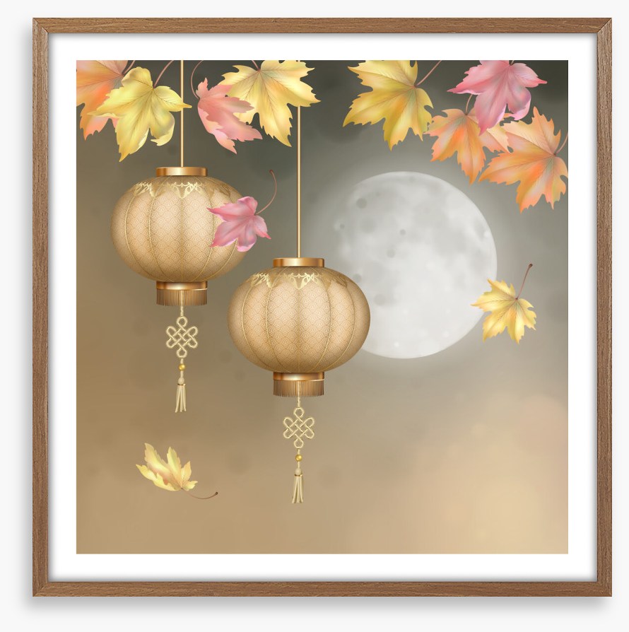 Paper lantern fall