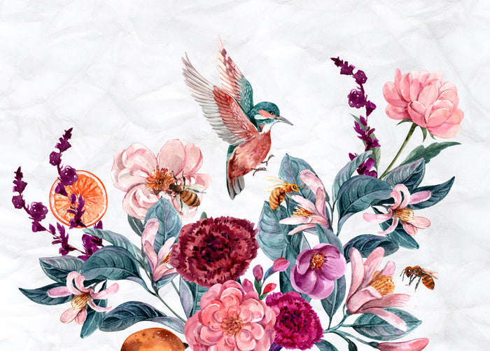 Bees and bird