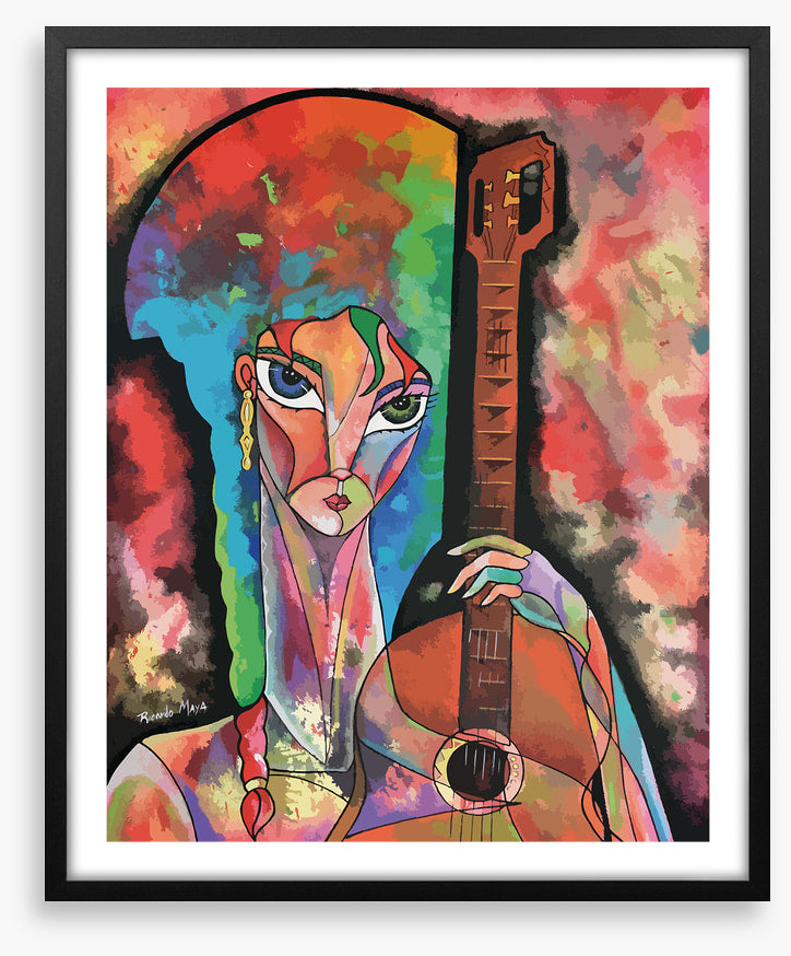 Girl with the guitar