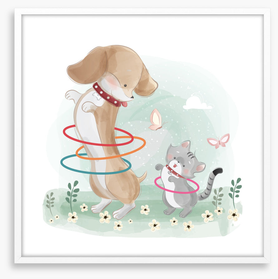 Hula hoop friends