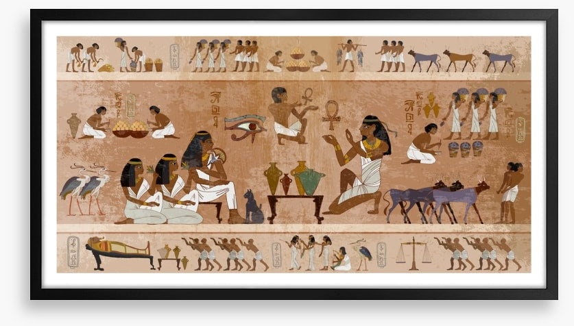 Life in hieroglyphics