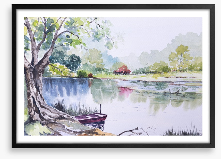 By the riverbank