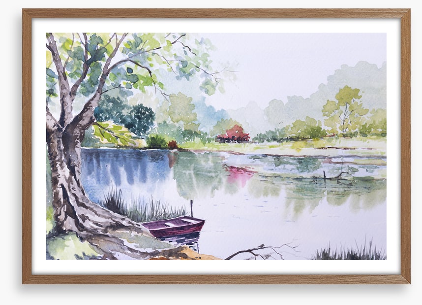 By the riverbank