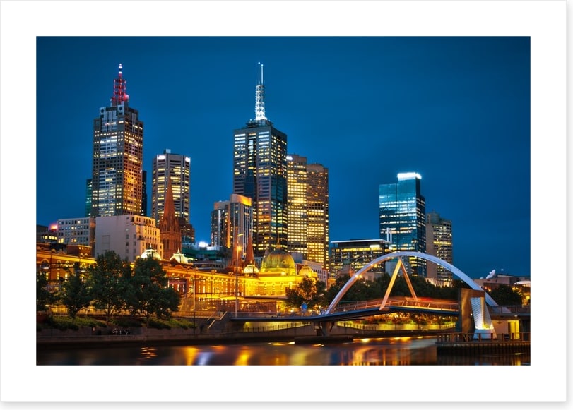 Melbourne City and Yarra River