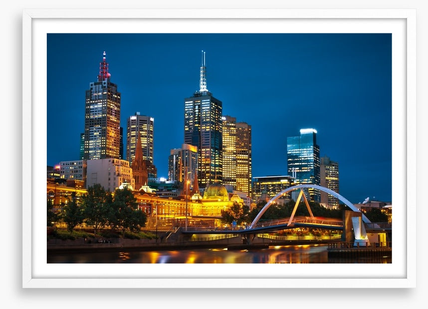 Melbourne City and Yarra River