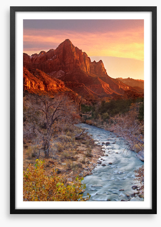 Virgin River sunset