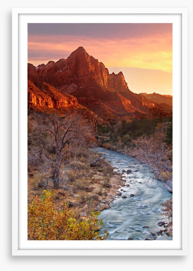 Virgin River sunset