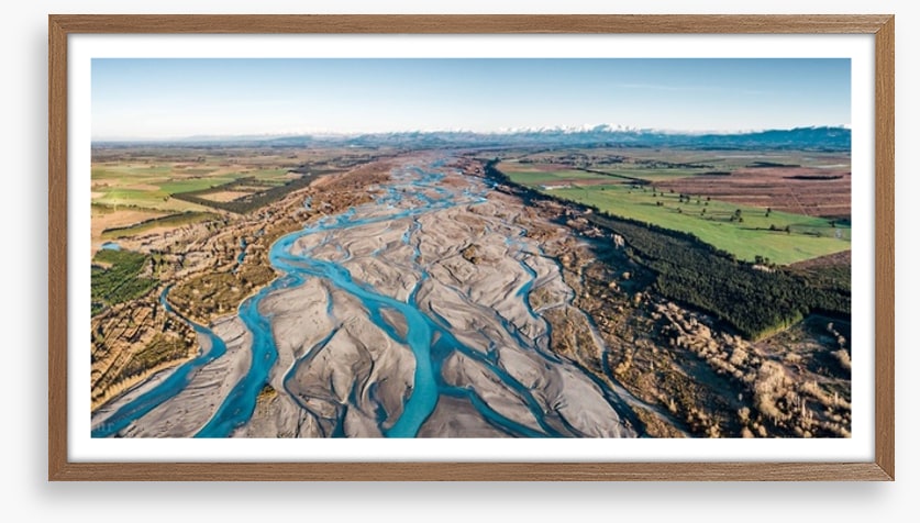 Braided river panorama
