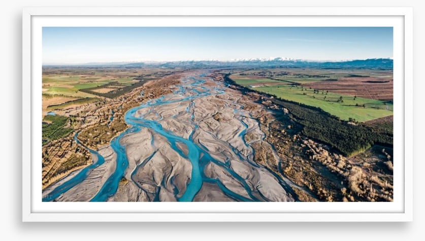 Braided river panorama