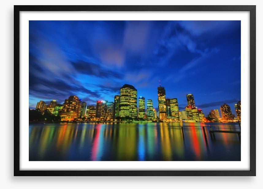 Brisbane skyline shimmer