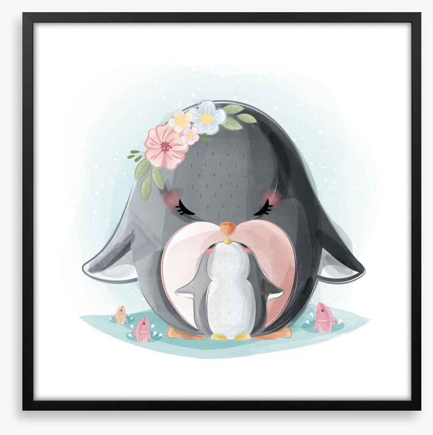 Penguin kisses