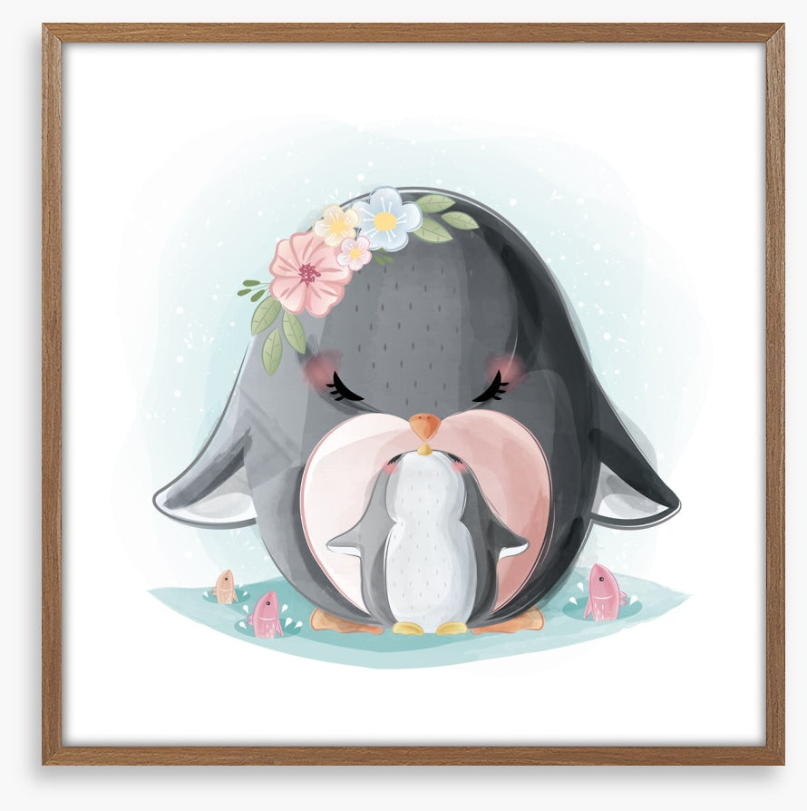 Penguin kisses